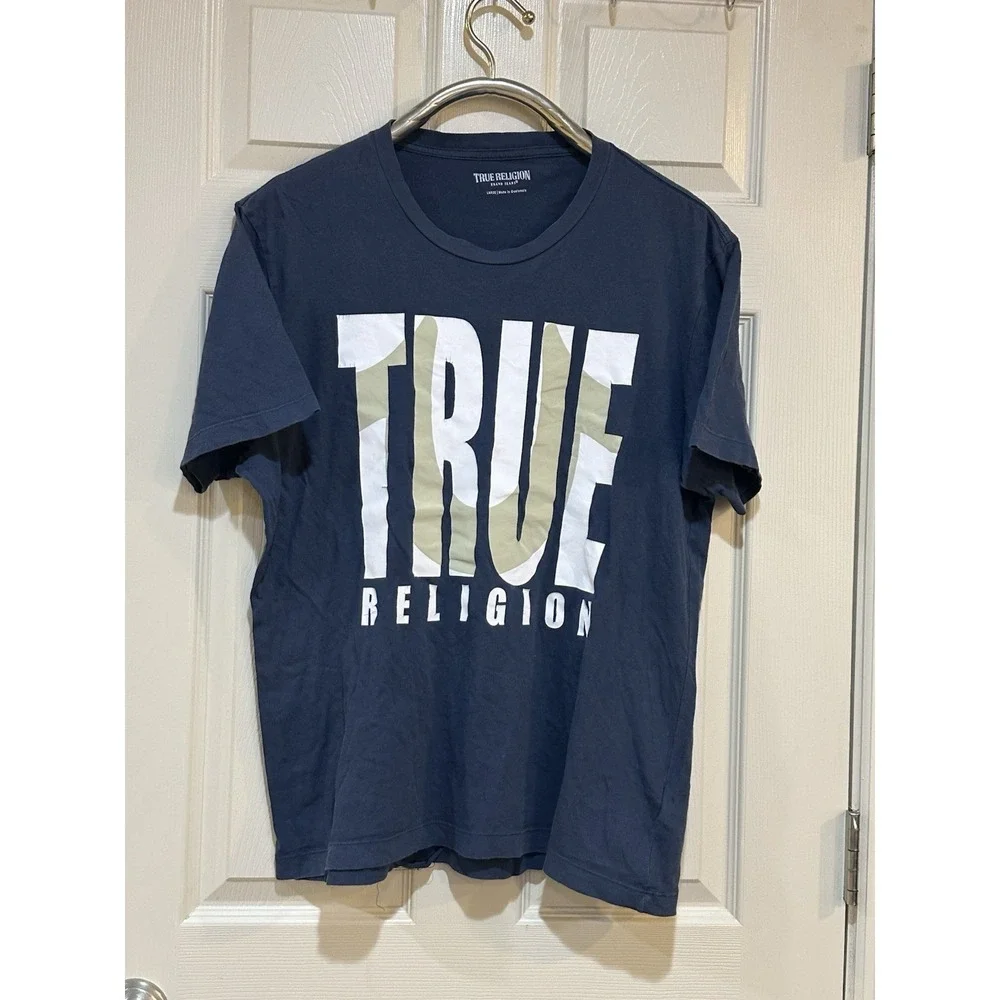 true religion T Shirt‎ Size L Lot of 2
